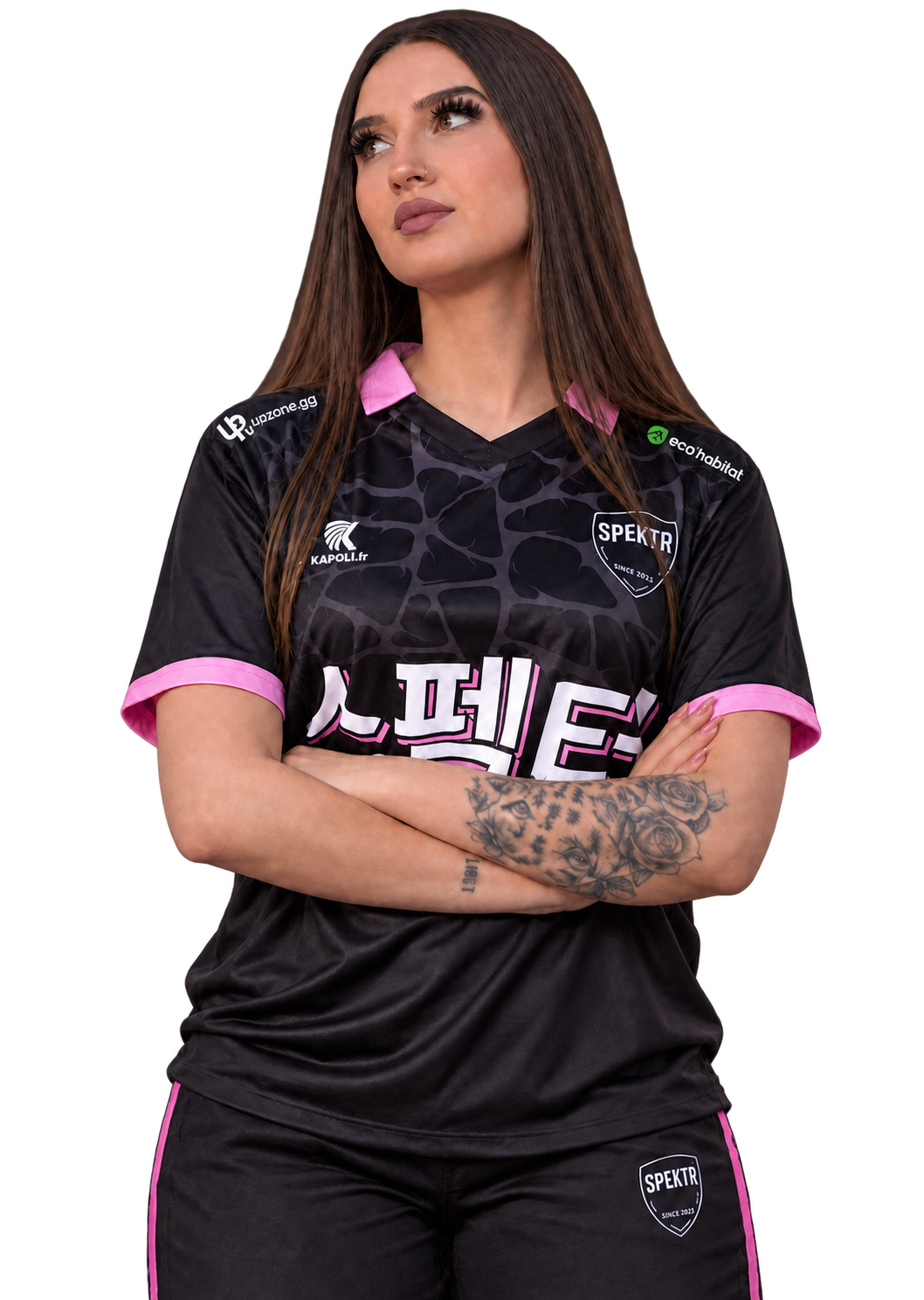 Joueuse portant le maillot Spektr 2027